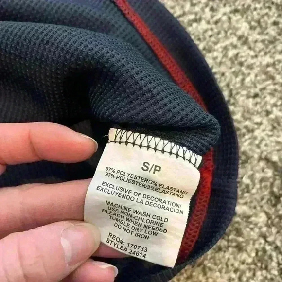 Cleveland Indians Thermal Hoodie Genuine MLB True Fans Series size S-note - Picture 8 of 10